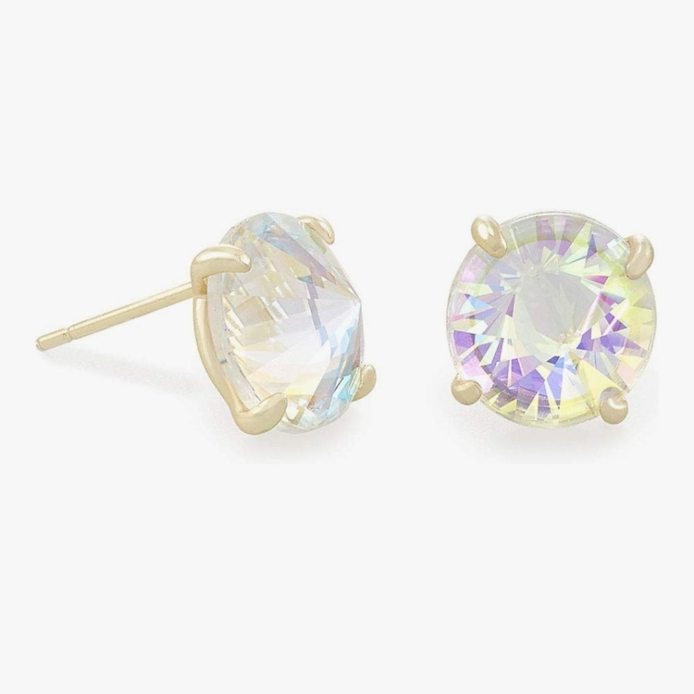 Kendra Scott Iridescent Jolie Gold Earrings & Necklace Set - Picture 2 of 10